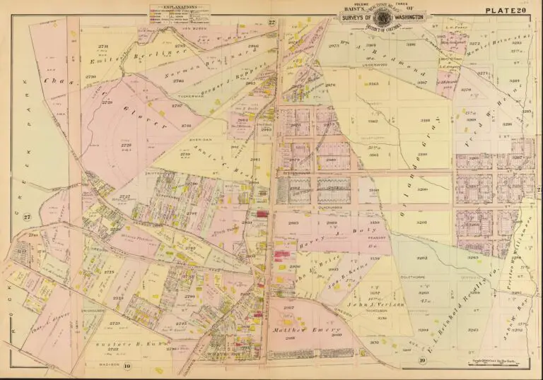 1907 map of Brightwood