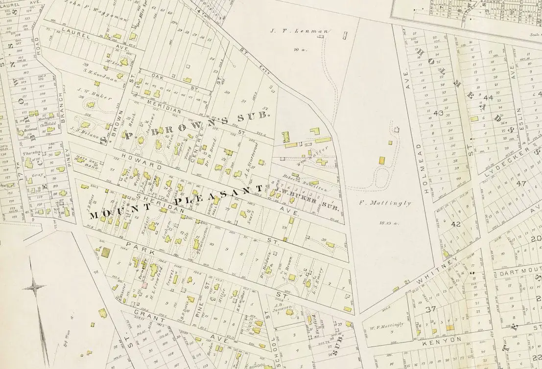 Exploring 1887 Mt. Pleasant and Columbia Heights on an Incredible Old Map