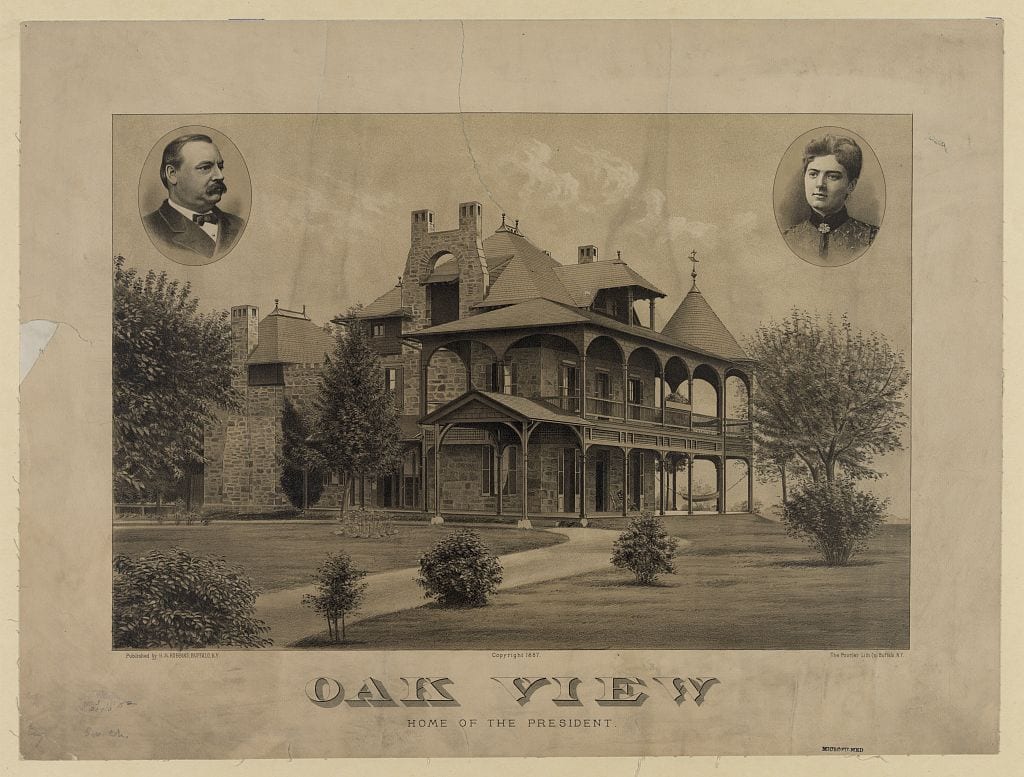 Oak View - home of President Cleveland - Oct. 3, 1897