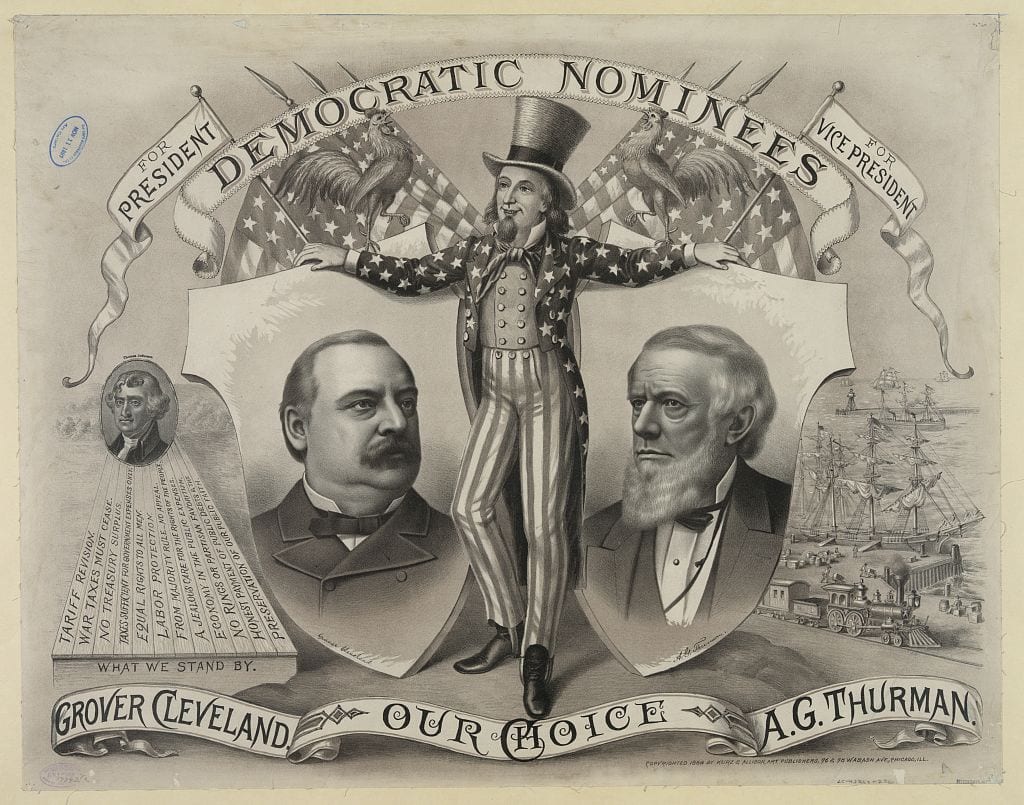 Our choice, Grover Cleveland, A.G. Thurman. Democratic nominees, for president [and] for vice president - June 18, 1888