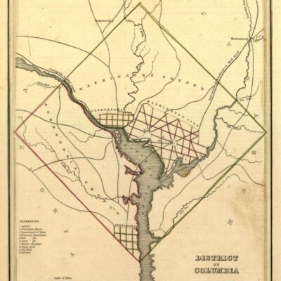 1835 map of Washington