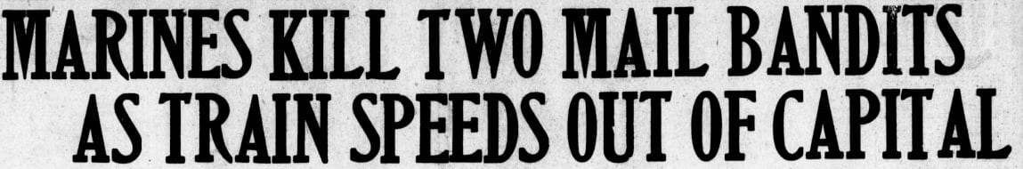 Washington Times headline November 23rd 1921