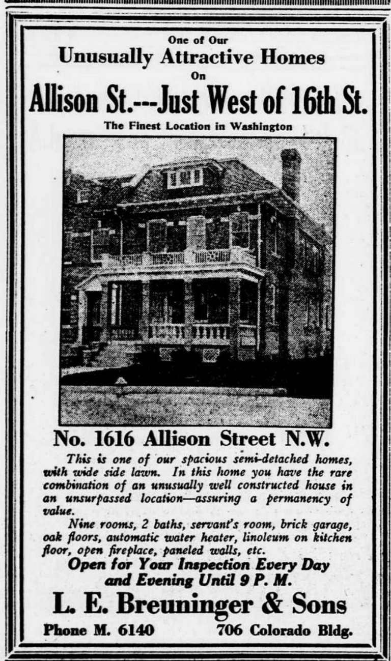 1616 Allison St. NW