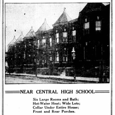 1921 ad for Columbia Heights homes