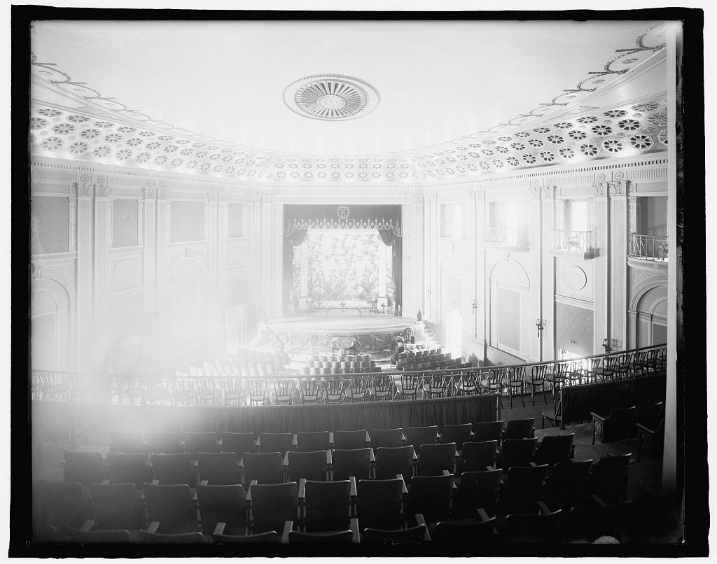 The grand theater interior in 1917