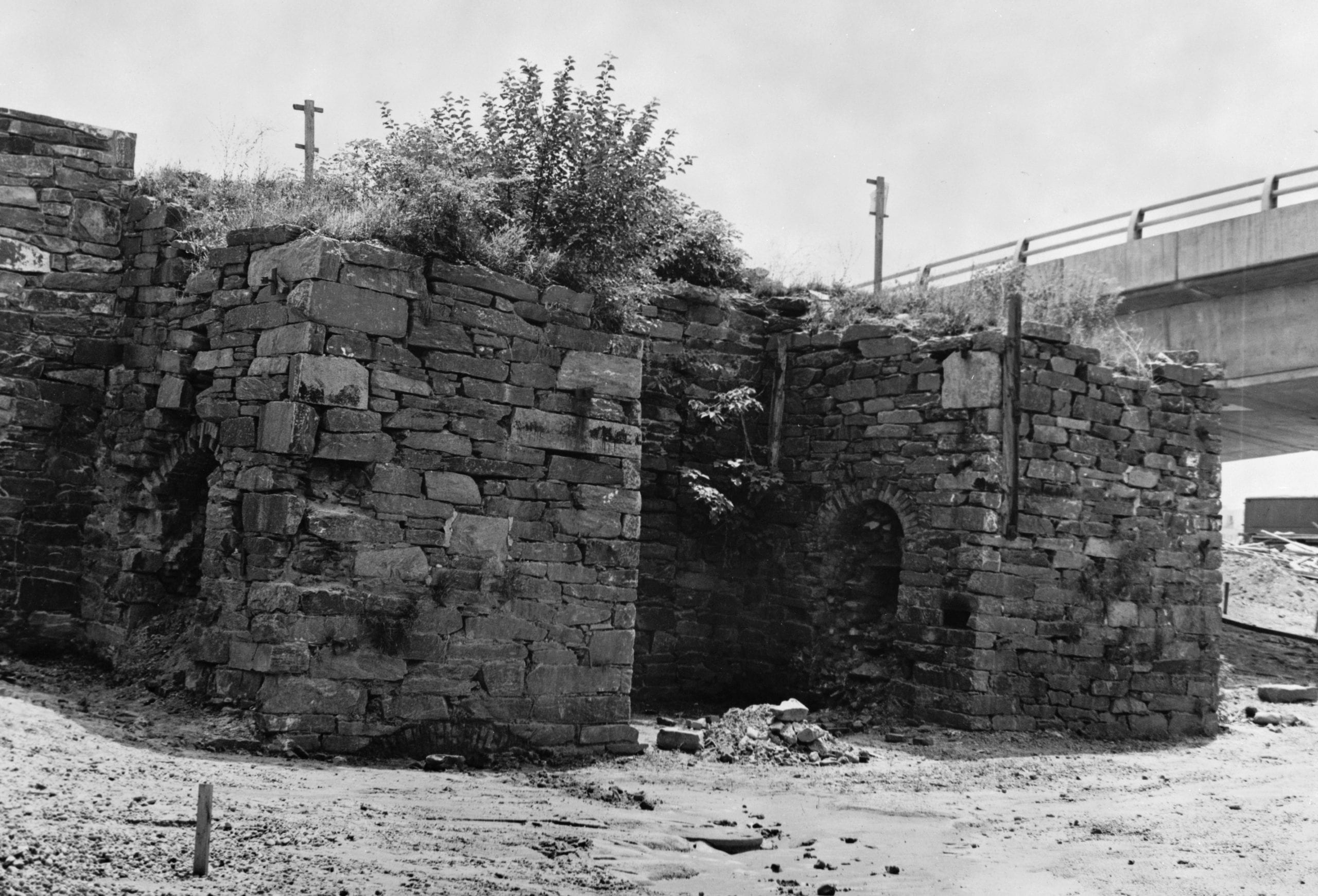 1965 photo of Godey Lime Kilns