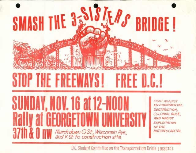 Stop the Freeways protest poster