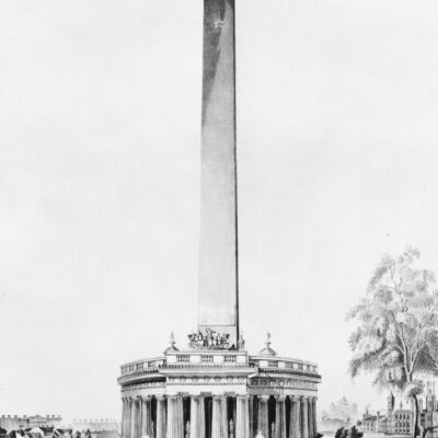 Robert Mills's original design for the Washington Monument, Washington, D.C.