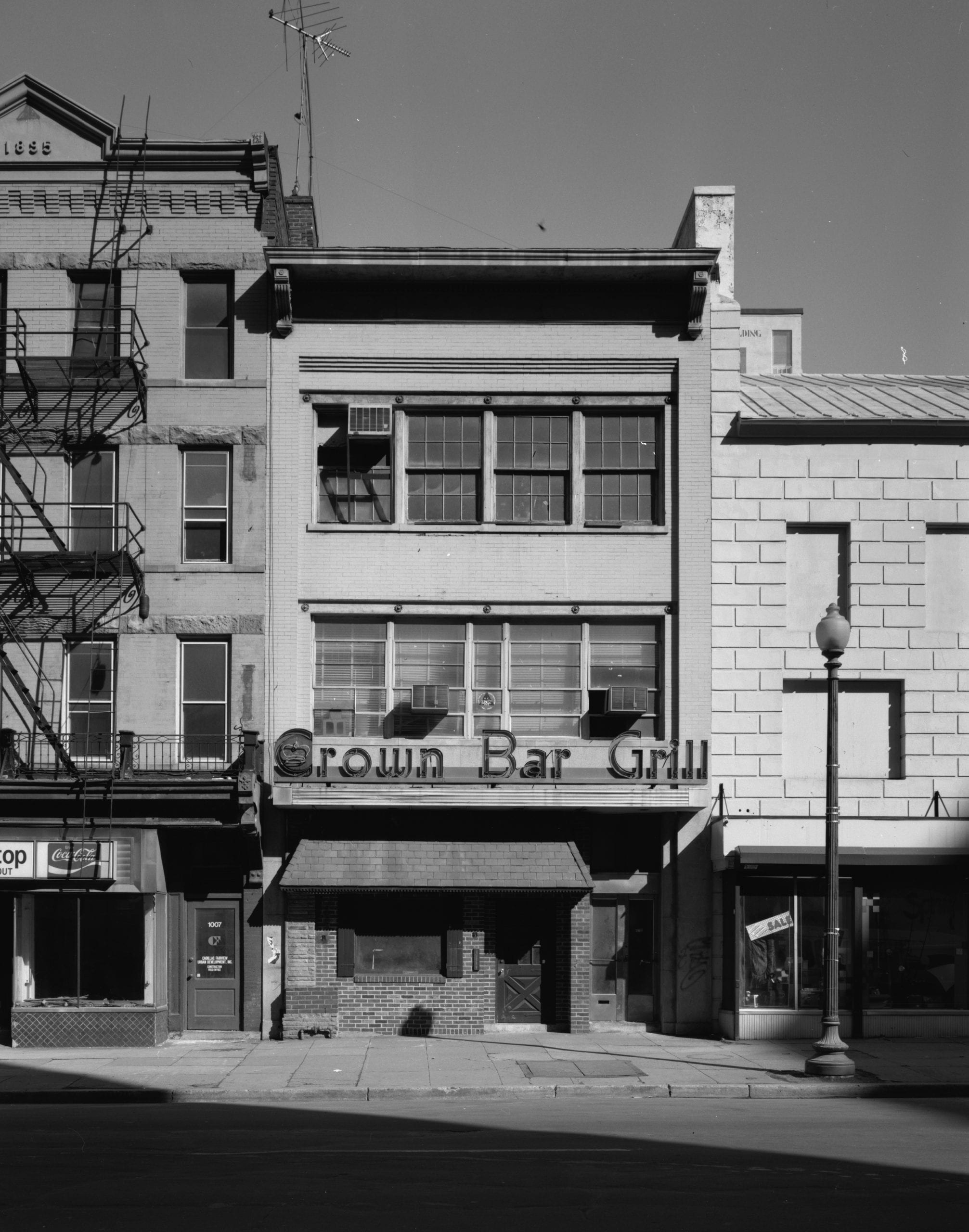 View north showing front facade - 1005 E Street, Northwest (Commercial), Square 347, Washington, District of Columbia, DC