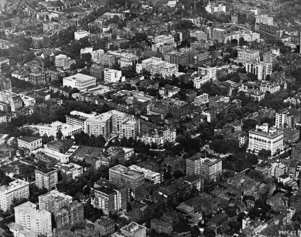 1921 aerial view of Washington, D.C.