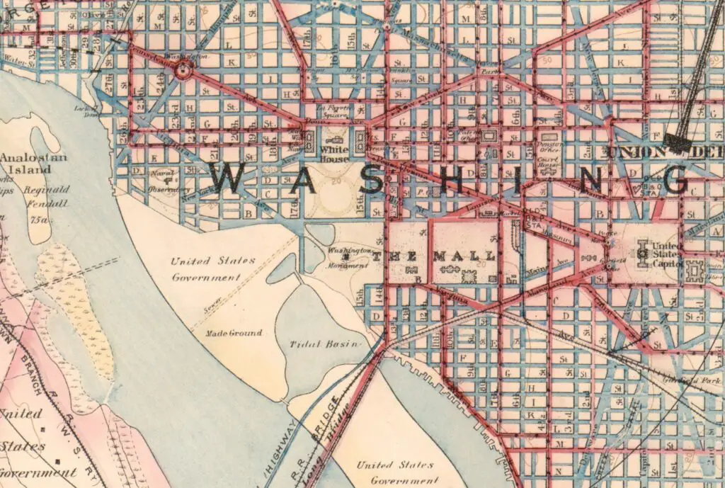 Baist map of D.C. in 1904