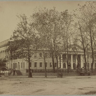 Old State Department Building, corner 15 Street and Pennsylvania Avenue - photo taken during the Civil War