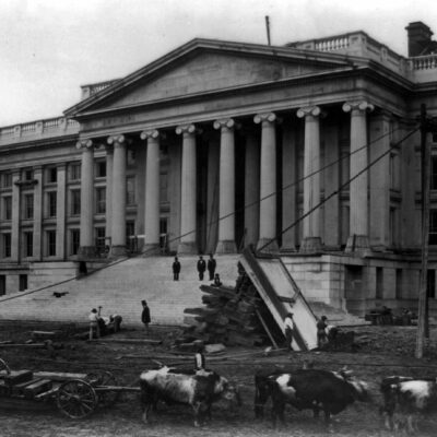 Treasury Building in 1860