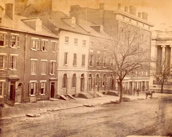 F St. in the 1860s
