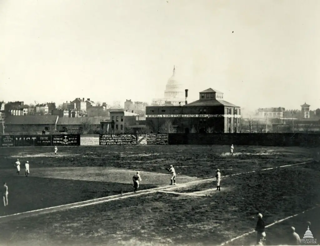 Swampoodle Grounds (near present day Union Station), also known as Capitol Park, was the home of the Washington Nationals baseball team of the National League from 1886 to 1889.