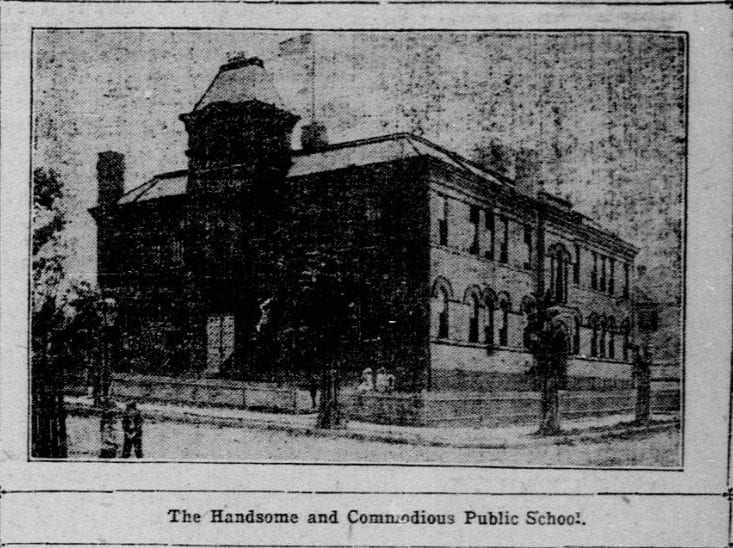 June 7th, 1903 - Drawing of the future Eaton School