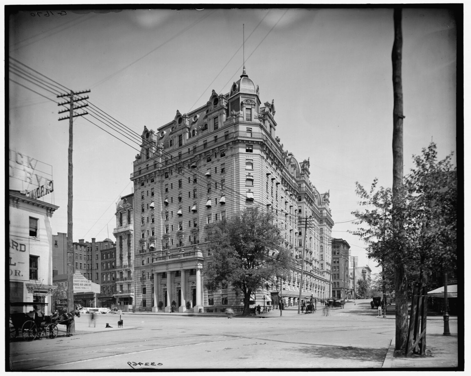 Uncovering a Historical Gem the Willard Hotel around the Year 1904
