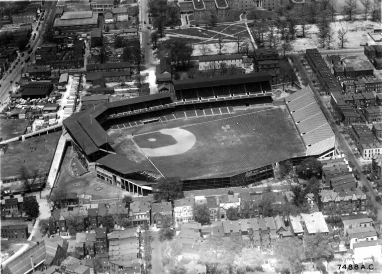 Griffith Stadium from the air in 1925