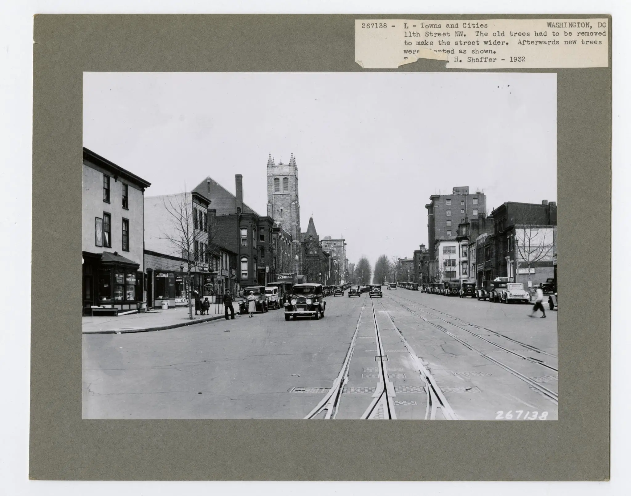 11th and L St. NW in the 1920s