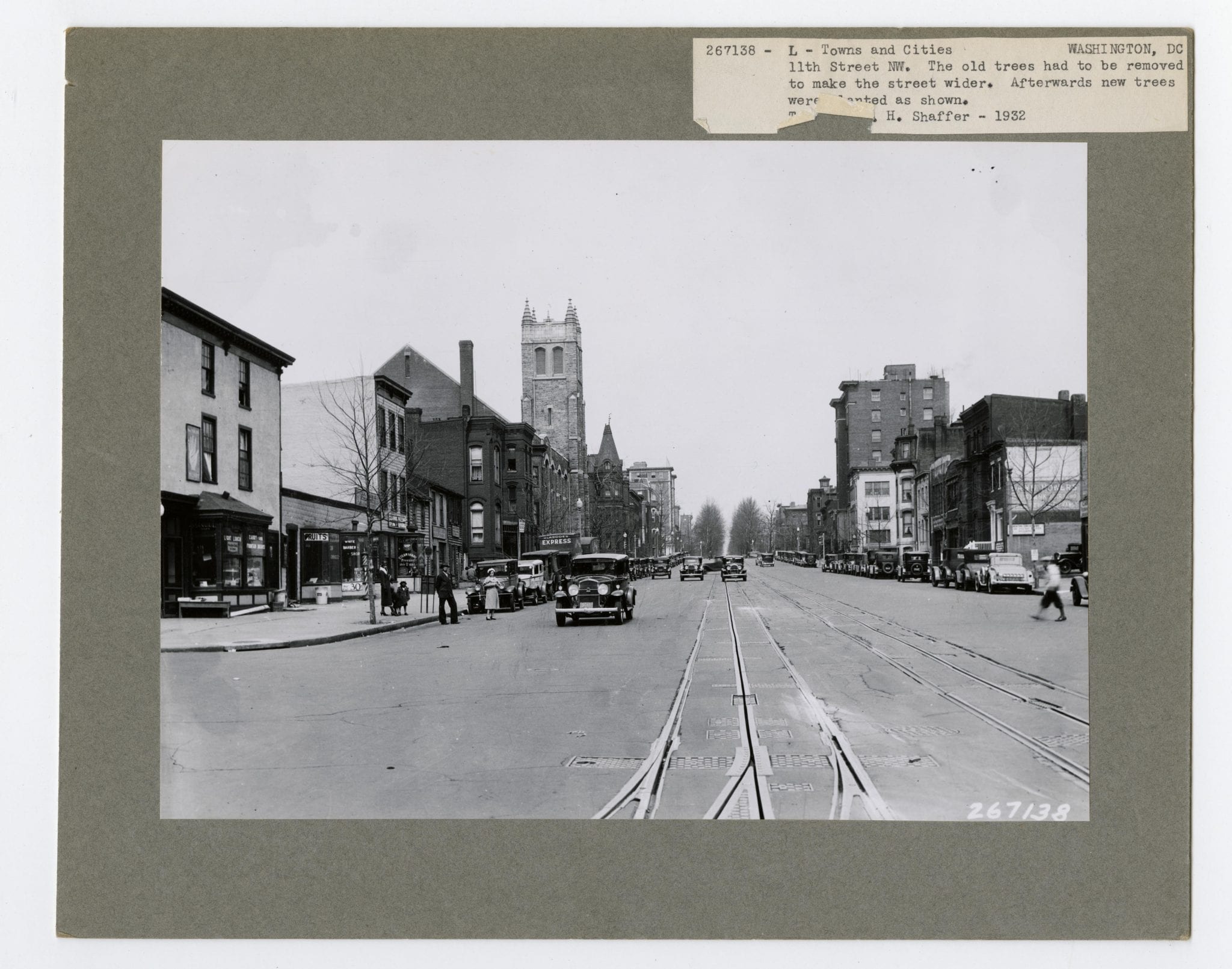 11th and L St. NW in the 1920s