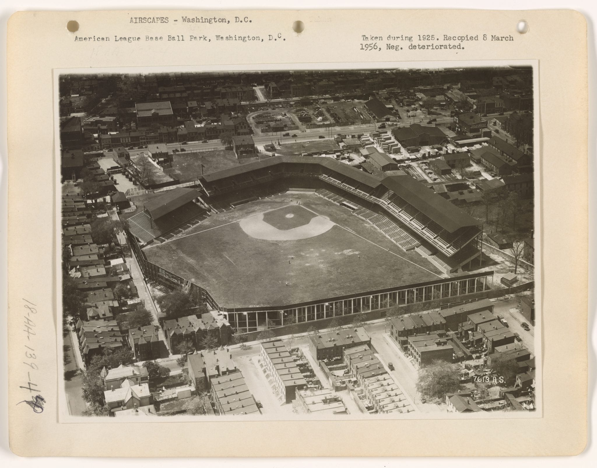 Griffith Stadium from the air in 1925