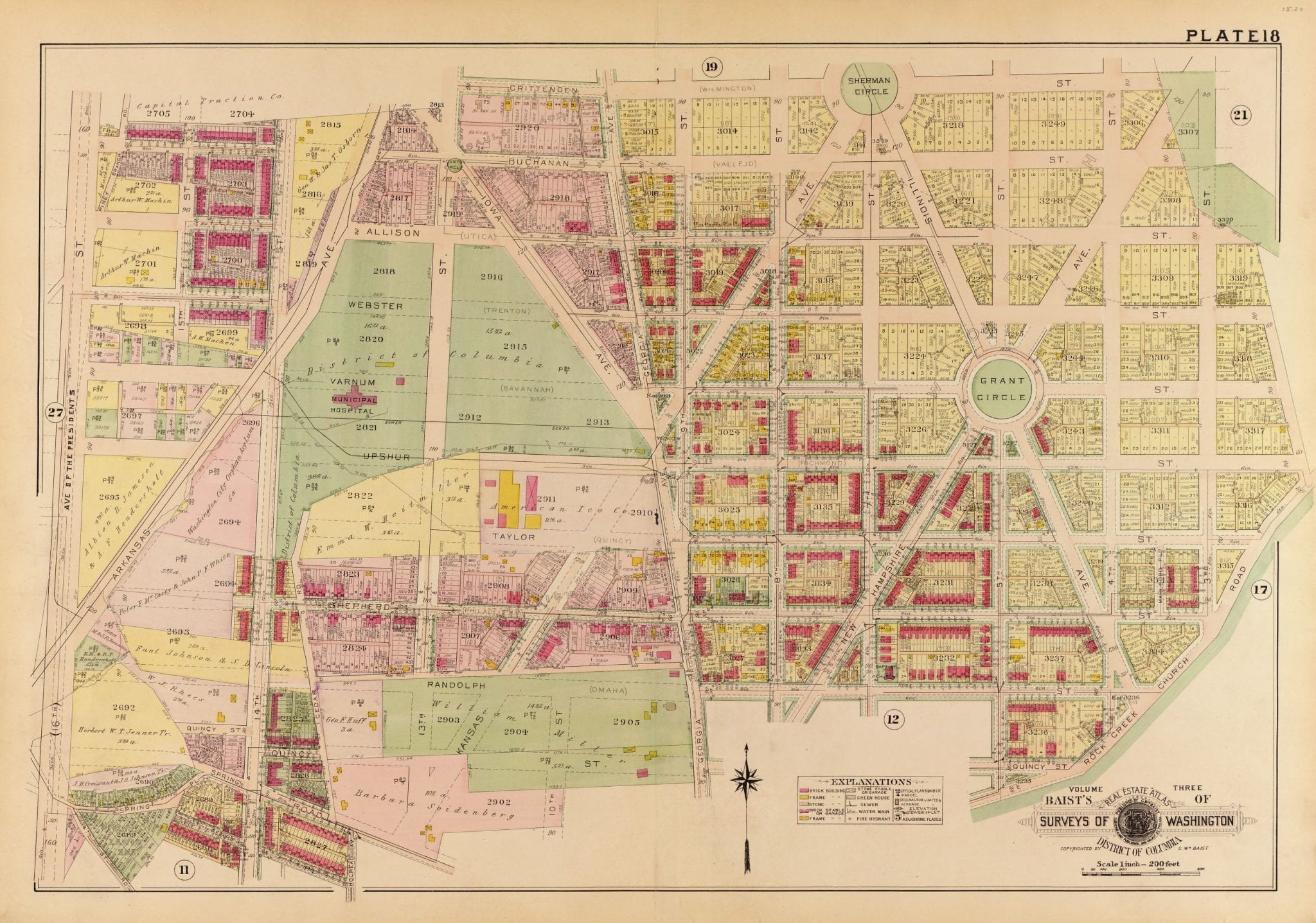 1913 map of Petworth