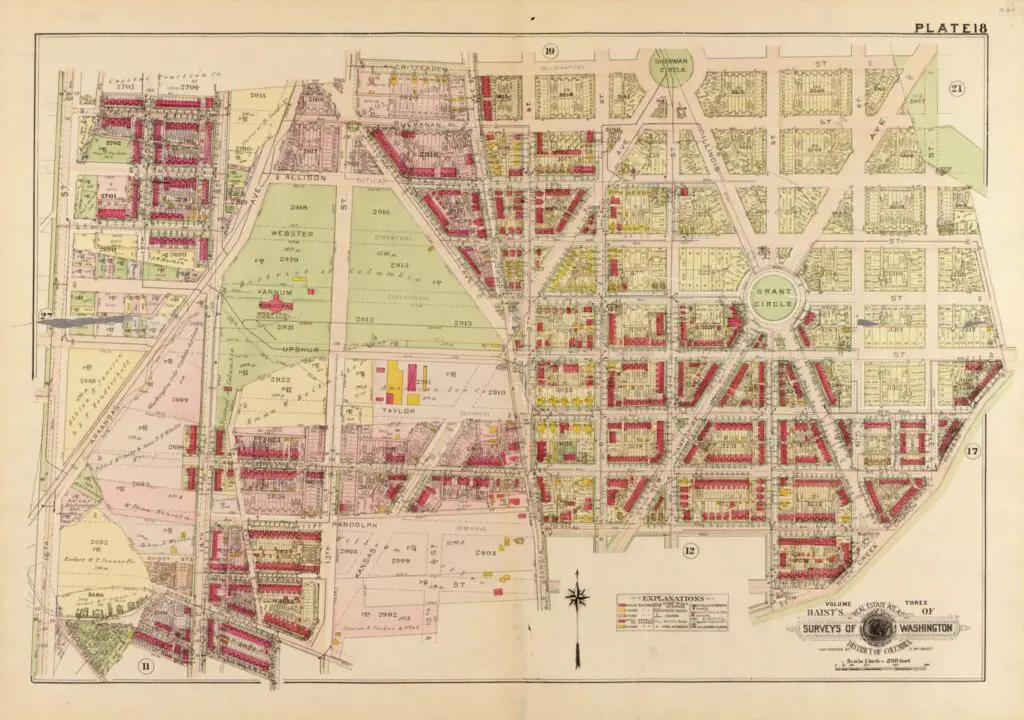 1919 map of Petworth