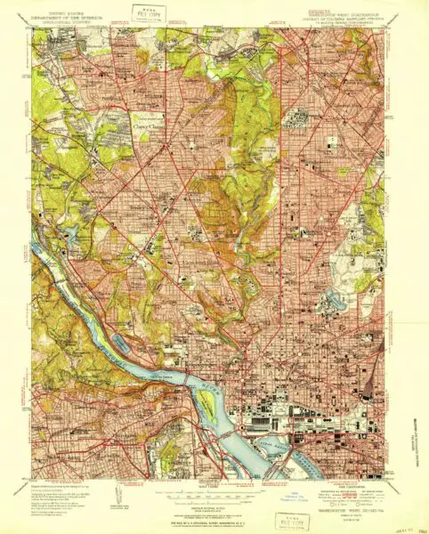 Explore Washington in 1951 with this Amazing Historical Map from the U ...