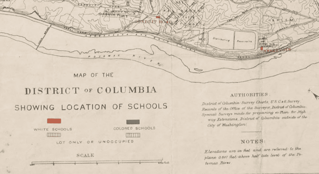 1915 school map legend