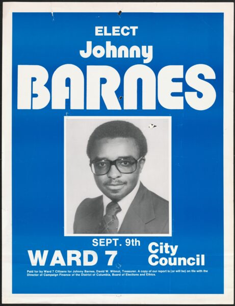 Johnny Barnes for Ward 7 (1980)