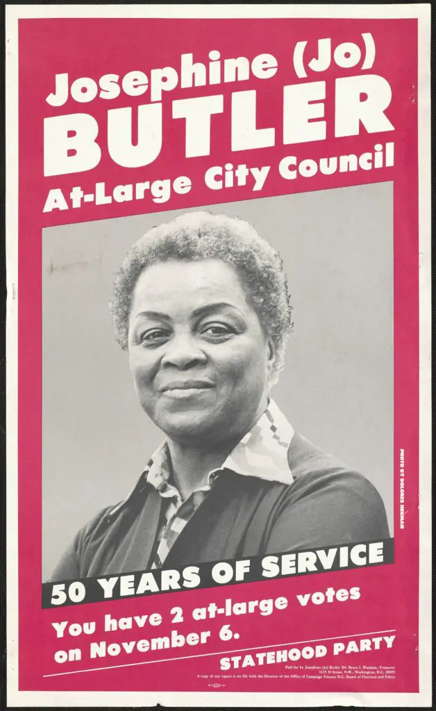 Josephine Butler At-Large City Council (1978)