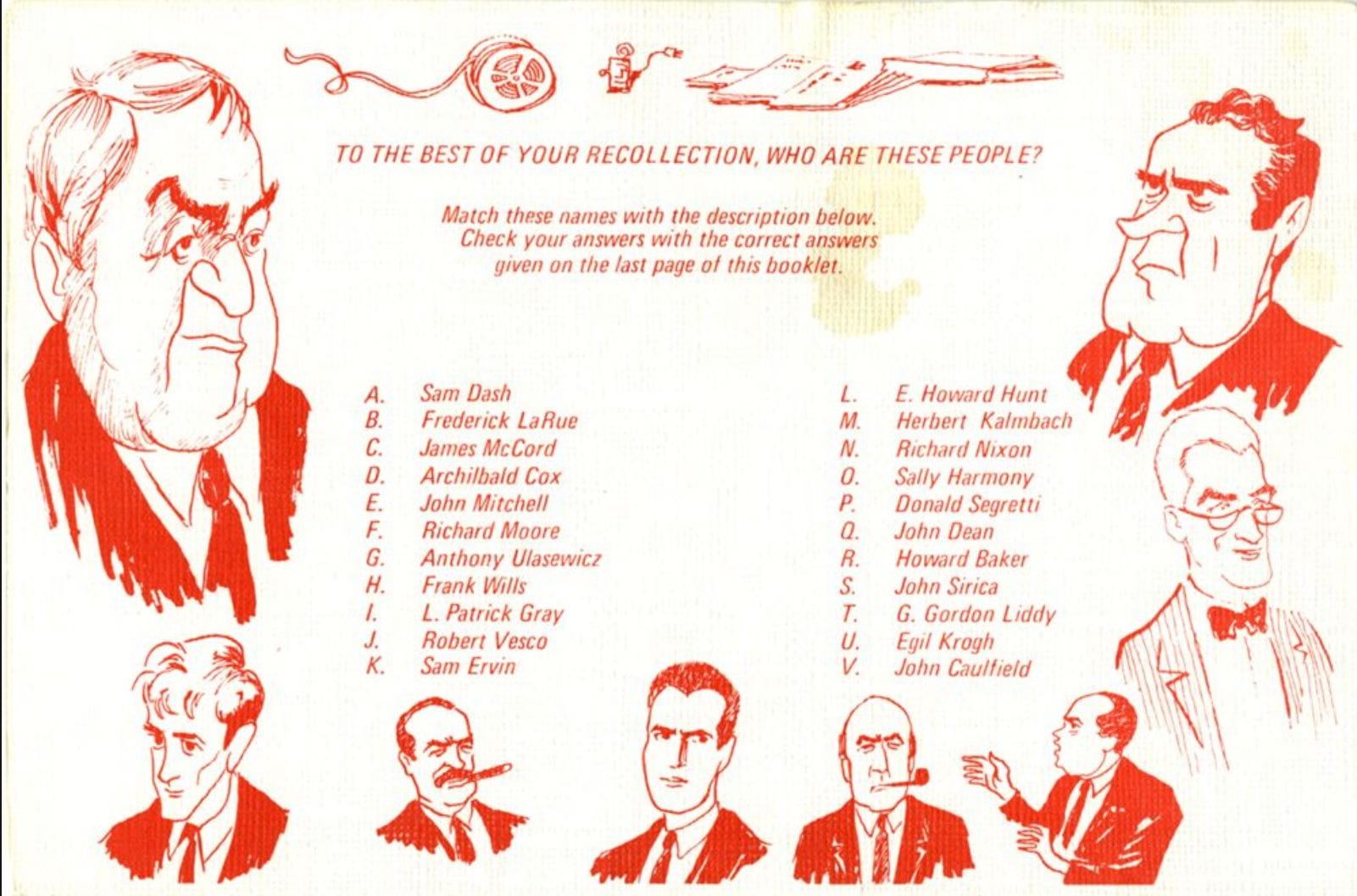 Who's Who in the Watergate Scandal Ghosts of DC