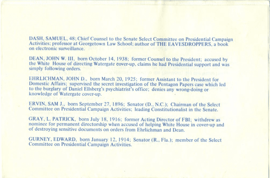 Who's Who in the Watergate (DC Public Library) - page 5