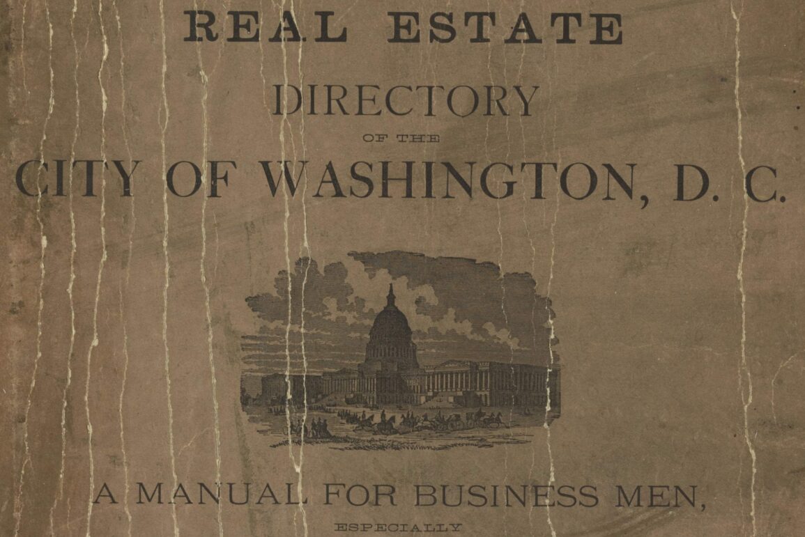 23 Detailed Maps of Washington, D.C. in 1874