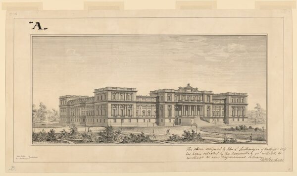 Early Proposed Drawings of the Library of Congress