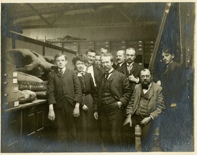 Harrison G. Dyar, Jr., third from right, with Entomology staff of the U.S. National Museum in 1905. Courtesy of Smithsonian Institution Archives.