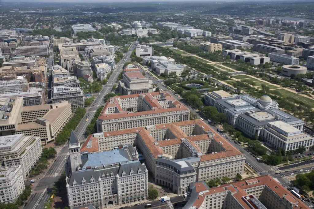 View of Pennsylvania Avenue towards the Capitol Building, Washington, D.C.