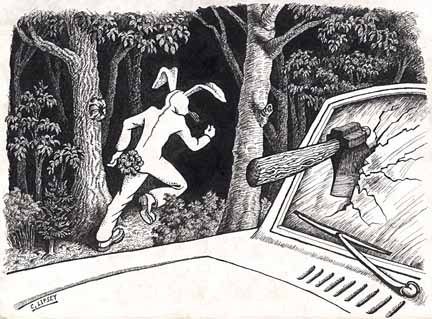 "Bunny Man: Artist's Rendition." Braddock Heritage