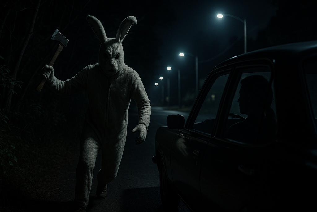 AI-generated image of Bunny Man in Virginia