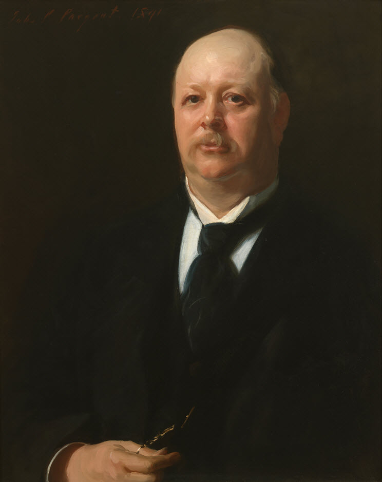 Portrait of Thomas Brackett Reed by John Singer Sargent, 1891