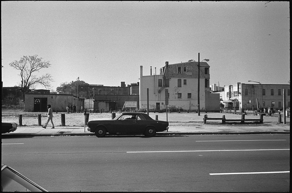 Vacant lots on 14th Street NW, Washington D.C., four years after the 1968 riots