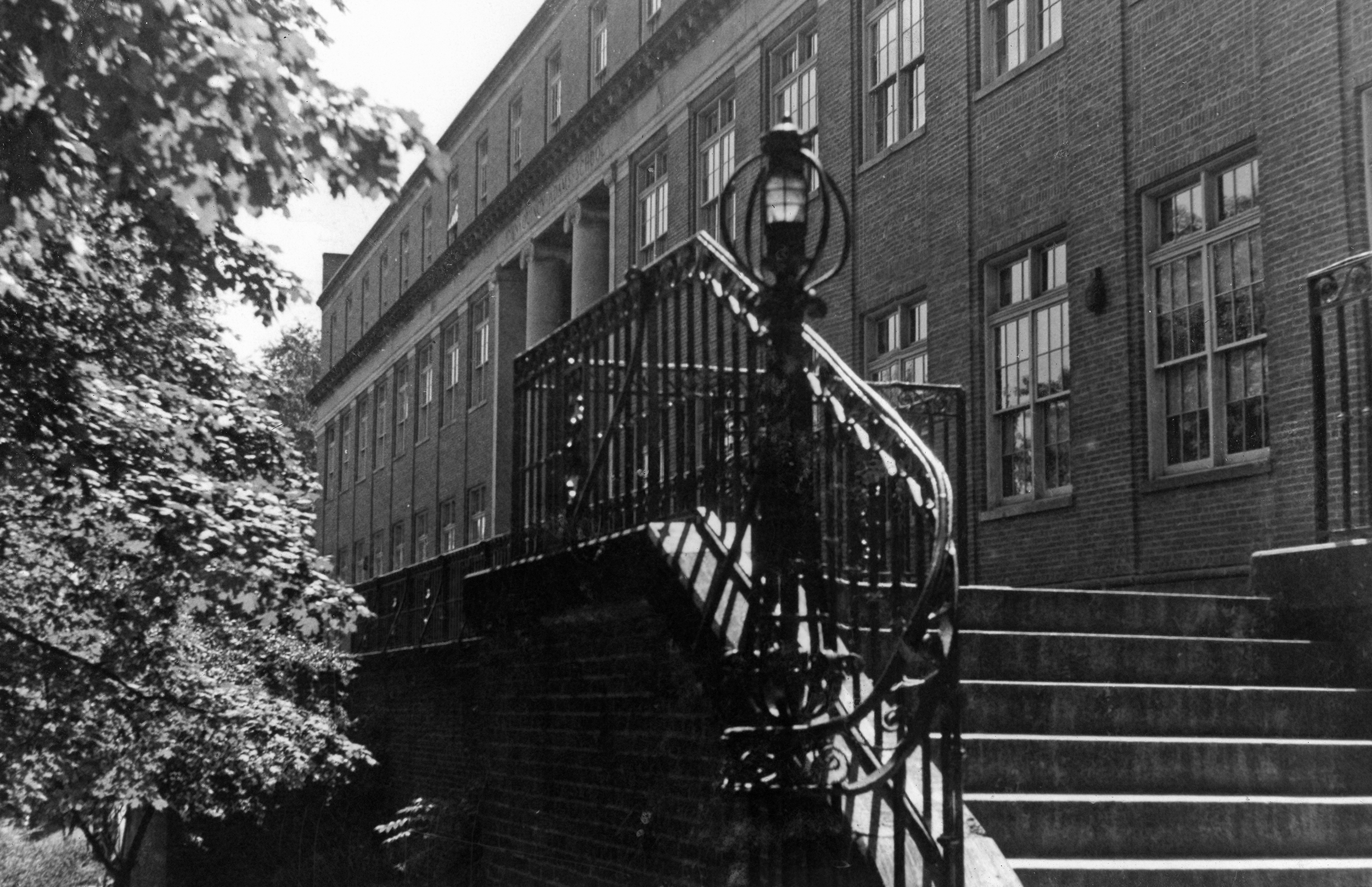 John Quincy Adams Elementary School at 2020 19th Street NW Washington DC photographed in 1949