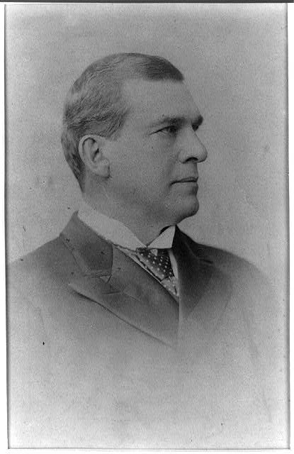 Black and white portrait of Alexander Robey Shepherd, also known as Boss Shepherd, governor of the District of Columbia 1873-1874