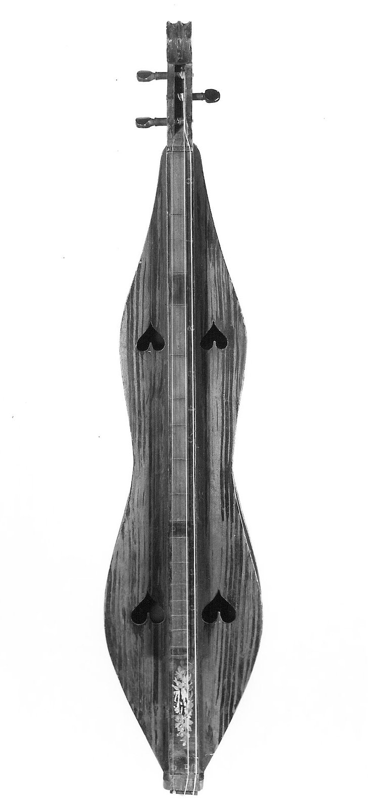 An Appalachian mountain dulcimer in the collection of the Metropolitan Museum of Art, the type of folk instrument Brian Jones had Vox modify with an electric pickup for 'Lady Jane.'