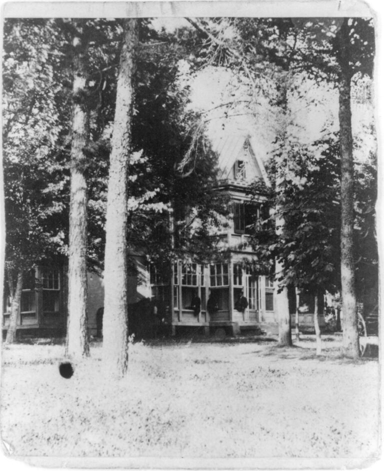 Francis Preston Blair's Silver Spring estate house, photographed for the Library of Congress in the 1860s
