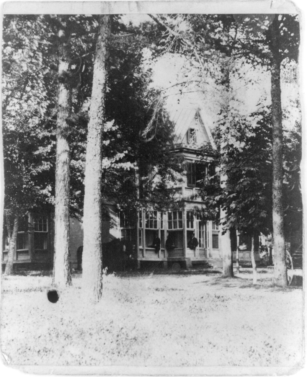 Francis Preston Blair's Silver Spring estate house, photographed for the Library of Congress in the 1860s