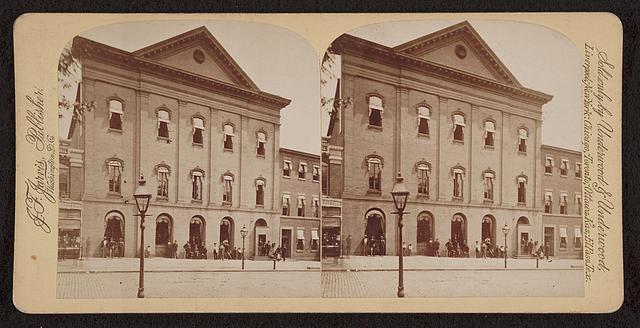 Ford's Theatre exterior between 1860 and 1880