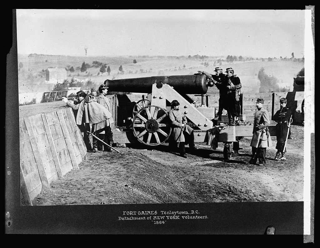 Fort Gaines, Tenleytown D.C., detachment of New York Volunteers, 1864