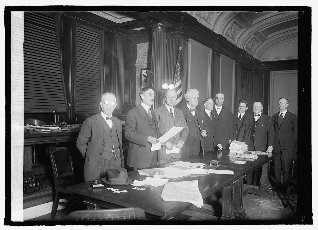 Coroner's jury for the Knickerbocker Theater disaster, February 15, 1922