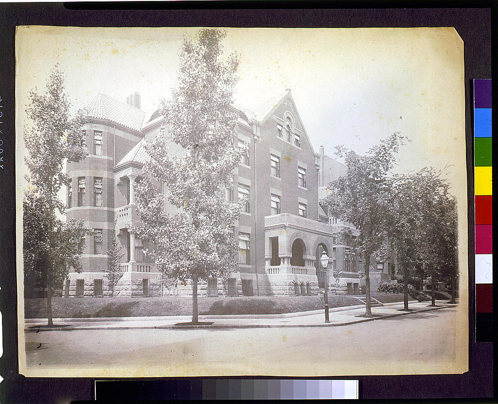 Home of Phoebe Apperson Hearst at 1400 New Hampshire Avenue NW, Washington DC, Library of Congress